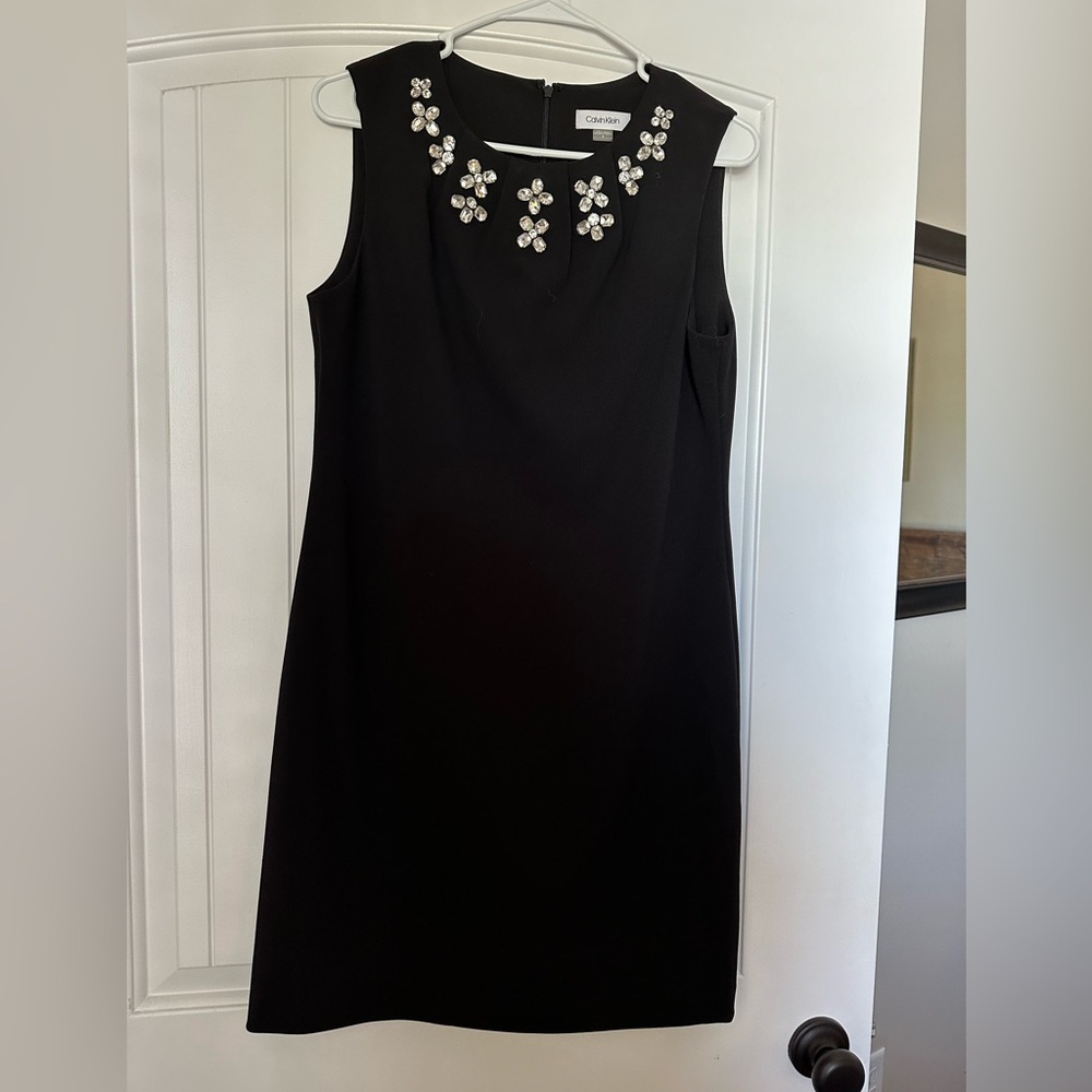 Calvin Klein Jeweled Cocktail Dress